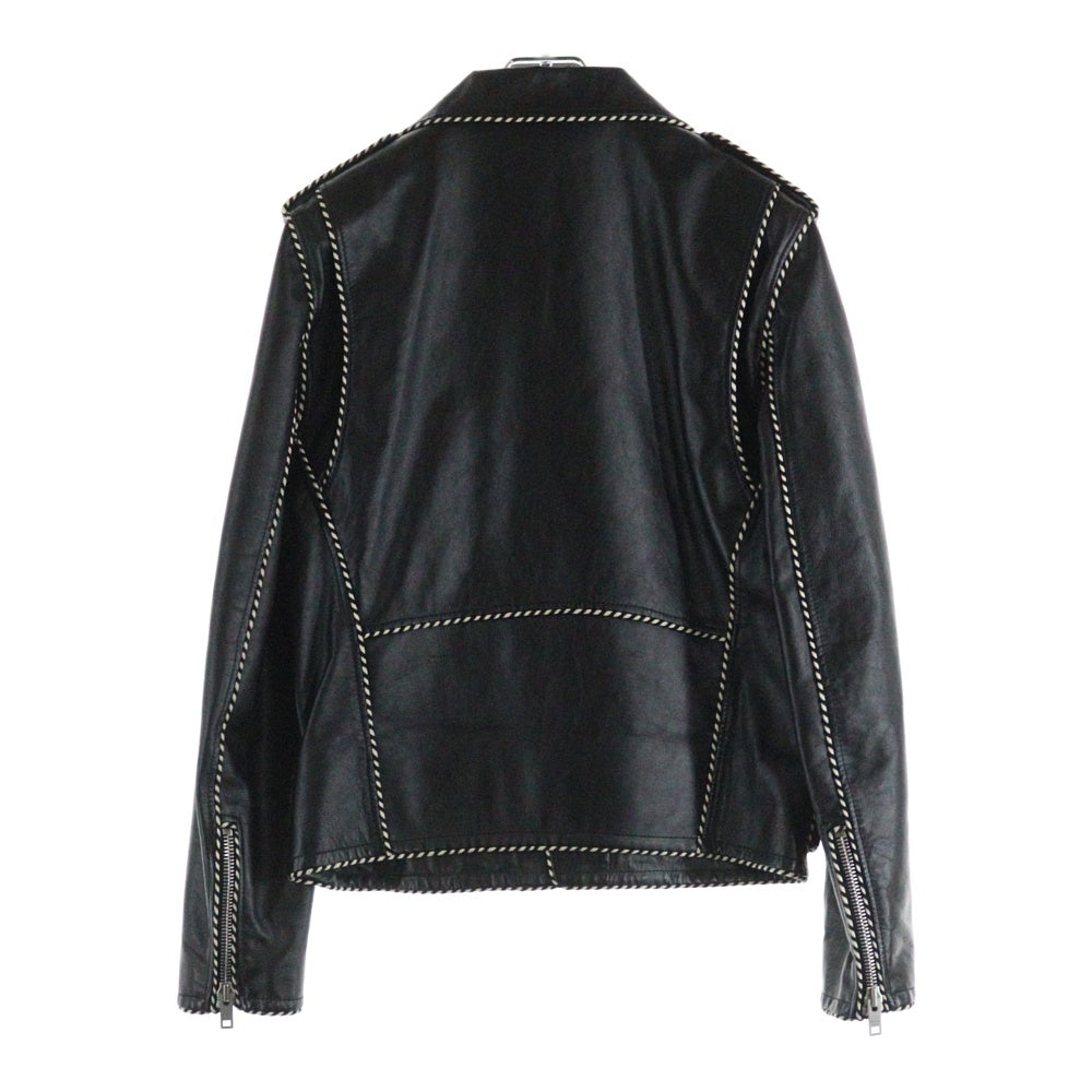 CELINE(セリーヌ) パイピング ベイカー ダブルライダース レザー