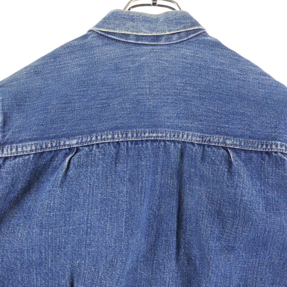 Levi's(リーバイス) 40s 506XX 1st 片面タブ BIG-E スライドバックル 革パッチ ボタン裏 ドーム型ツーブロンク デニムジャケット インディゴ