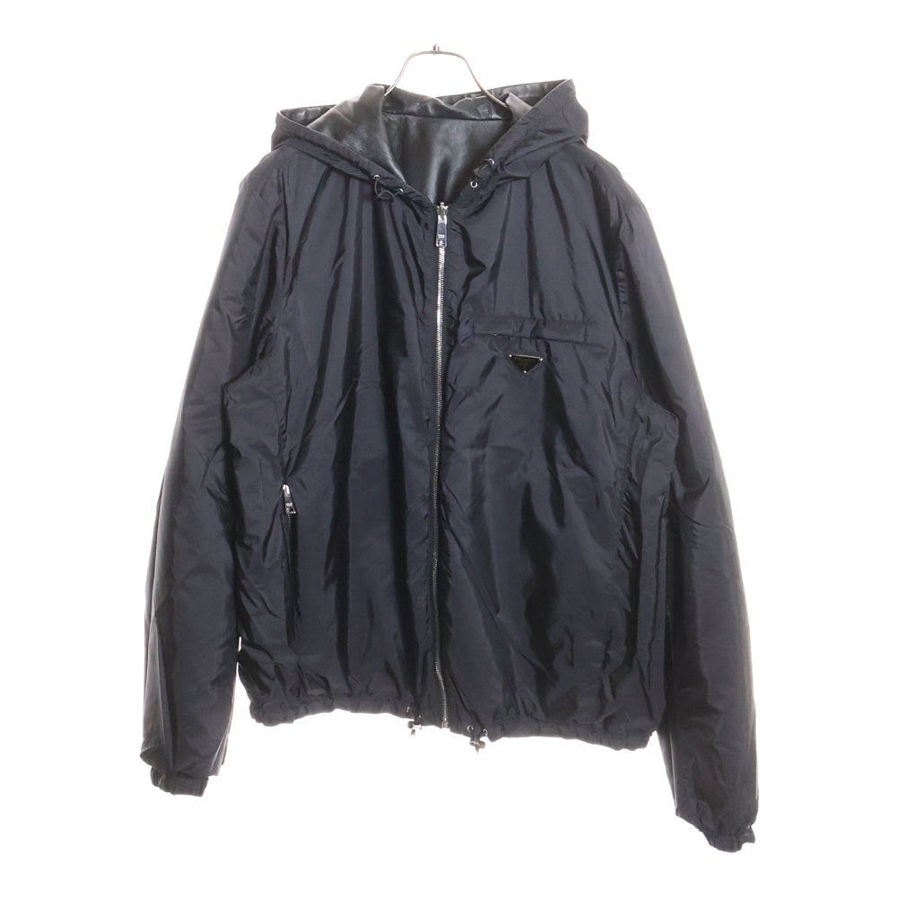 PRADA プラダ　リバーシブル　ブルゾン　ナイロンジャケット PRADA(プラダ) Re-Nylon リバーシブル ブルゾンジャケット ブラック