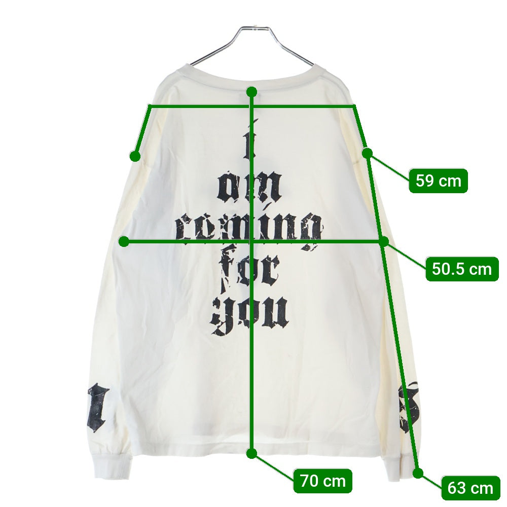 SAINT MICHAEL(セントマイケル) 22SS LS TEE SM ヴィンテージ加工