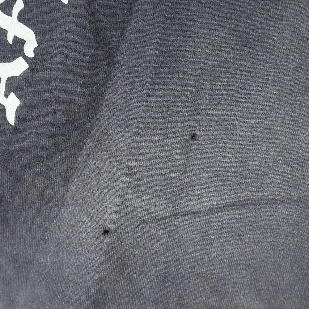 SAINT MICHAEL(セントマイケル) 24SS L/S TEE ヴィンテージ加工 ロングスリーブTシャツ 長袖Tシャツ グレー SM-YS8-0000-015