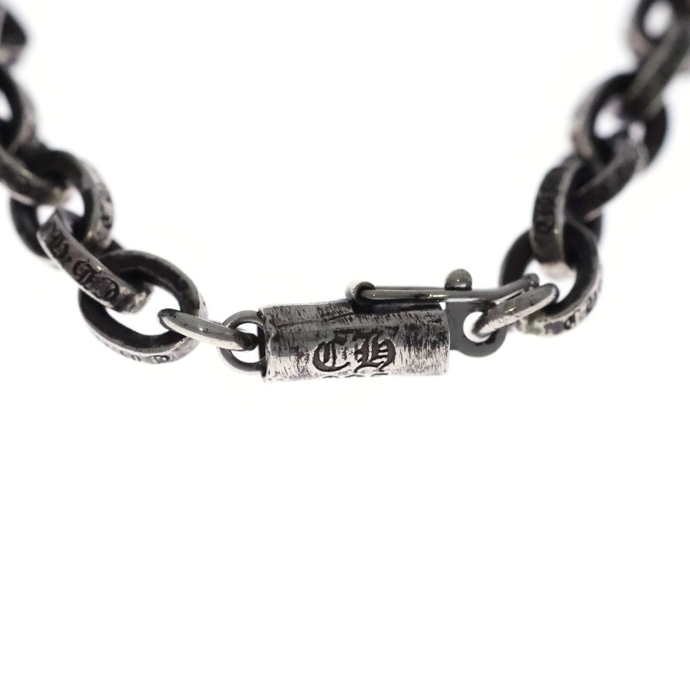 CHROME HEARTS(クロムハーツ) 30inch PPR CHN SML CH CRS ペーパーチェーン スモールCHクロス ネックレス シルバー