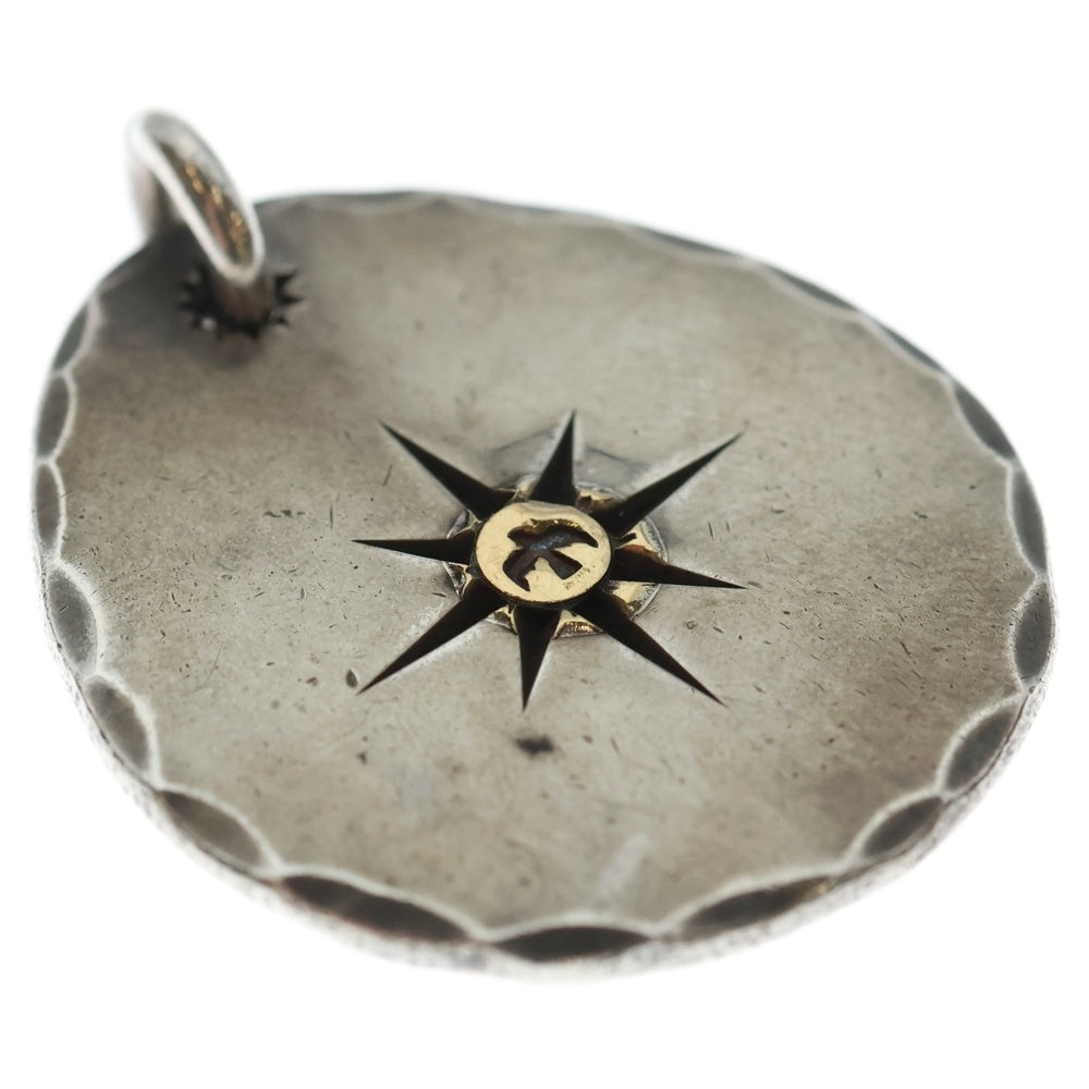 goro’sゴローズ シルバーメタルタタキ大　正規品 goro's(ゴローズ) たたきメタル大 ペンダントトップ シルバー/ゴールド