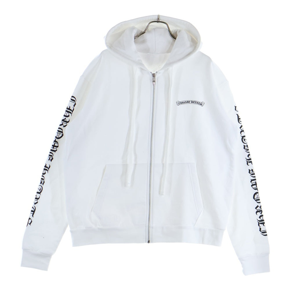 CHROME HEARTS(クロムハーツ) SWTSHRT HD ZIP バックスクロールラベル