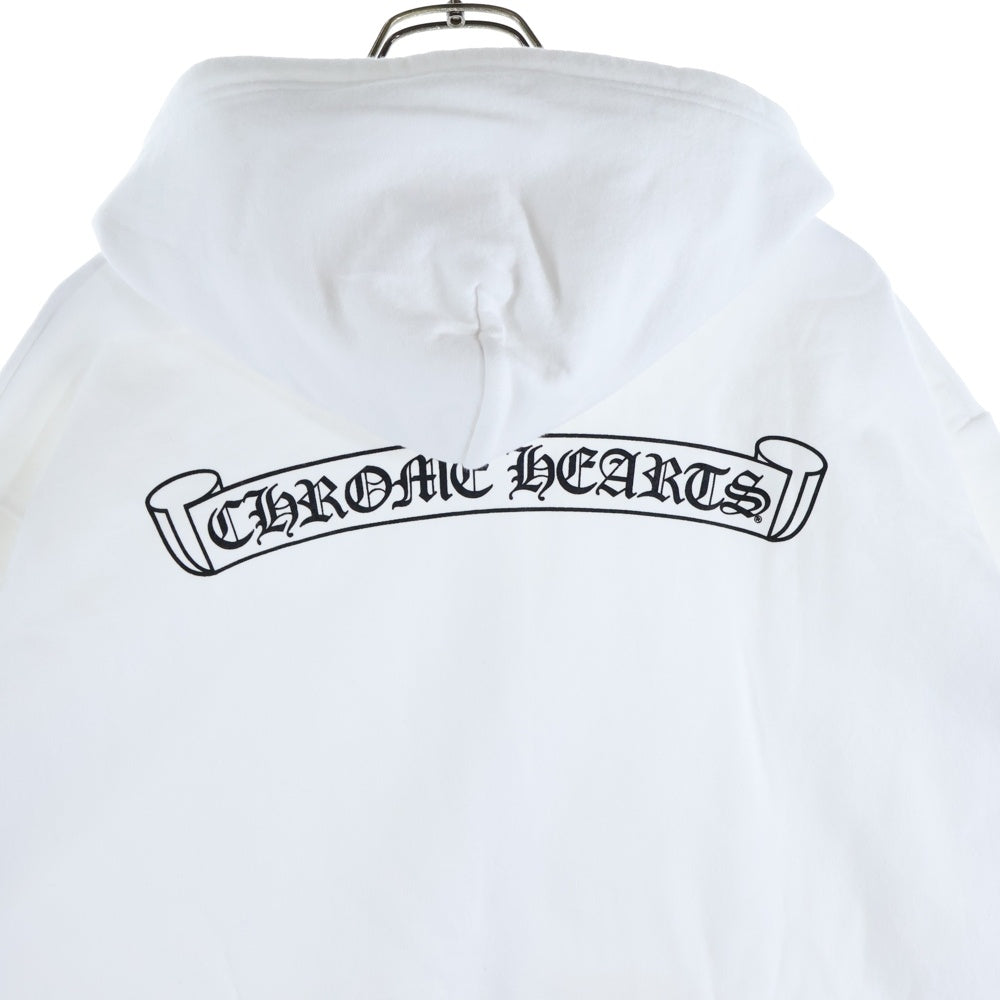 CHROME HEARTS(クロムハーツ) SWTSHRT HD ZIP バックスクロールラベル