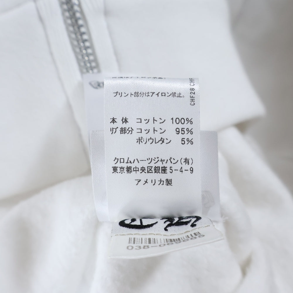CHROME HEARTS(クロムハーツ) SWTSHRT HD ZIP バックスクロールラベル