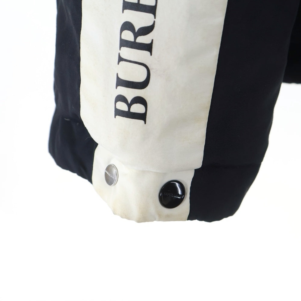 BURBERRY(バーバリー) リバーシブル ノバチェック ロゴ ダウンジャケット ブラック/ベージュ 8003235