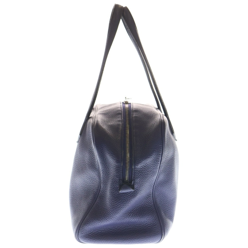 HERMES(エルメス) ヴィクトリアII フールトゥ35 バッグ ブルー C刻印
