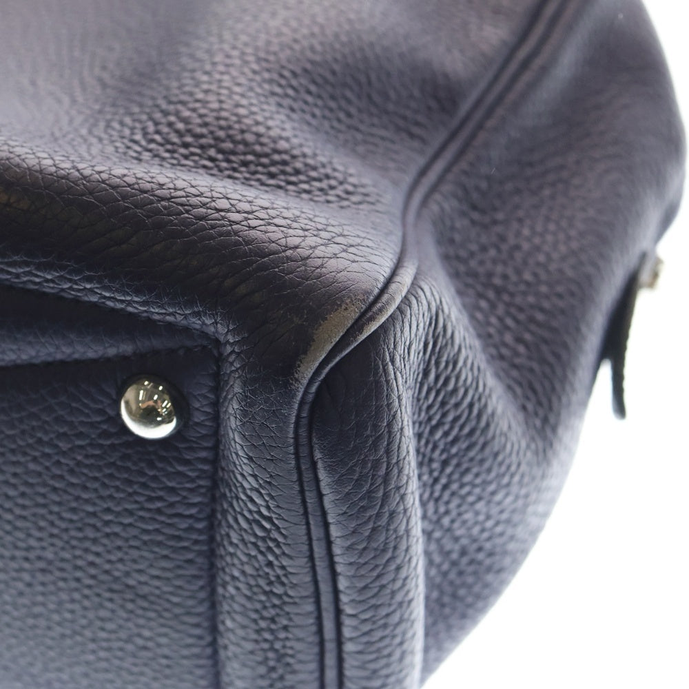 HERMES(エルメス) ヴィクトリアII フールトゥ35 バッグ ブルー C刻印