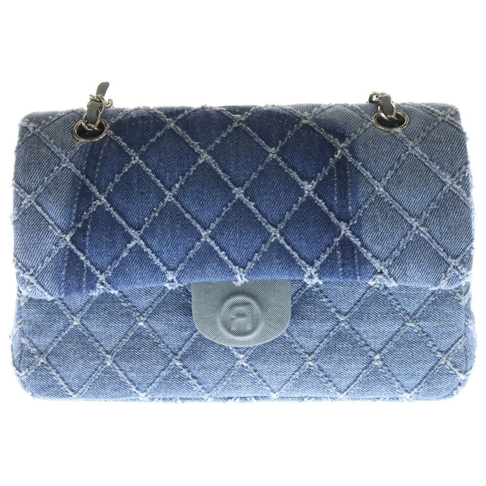 READY MADE(レディメイド) RHOMBUS CH BG ロンバスデニムショルダーバッグ インディゴ レディース