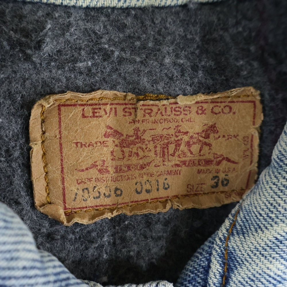Levi's(リーバイス) ボタン裏527 デニムジャケット ブランケット インディゴ