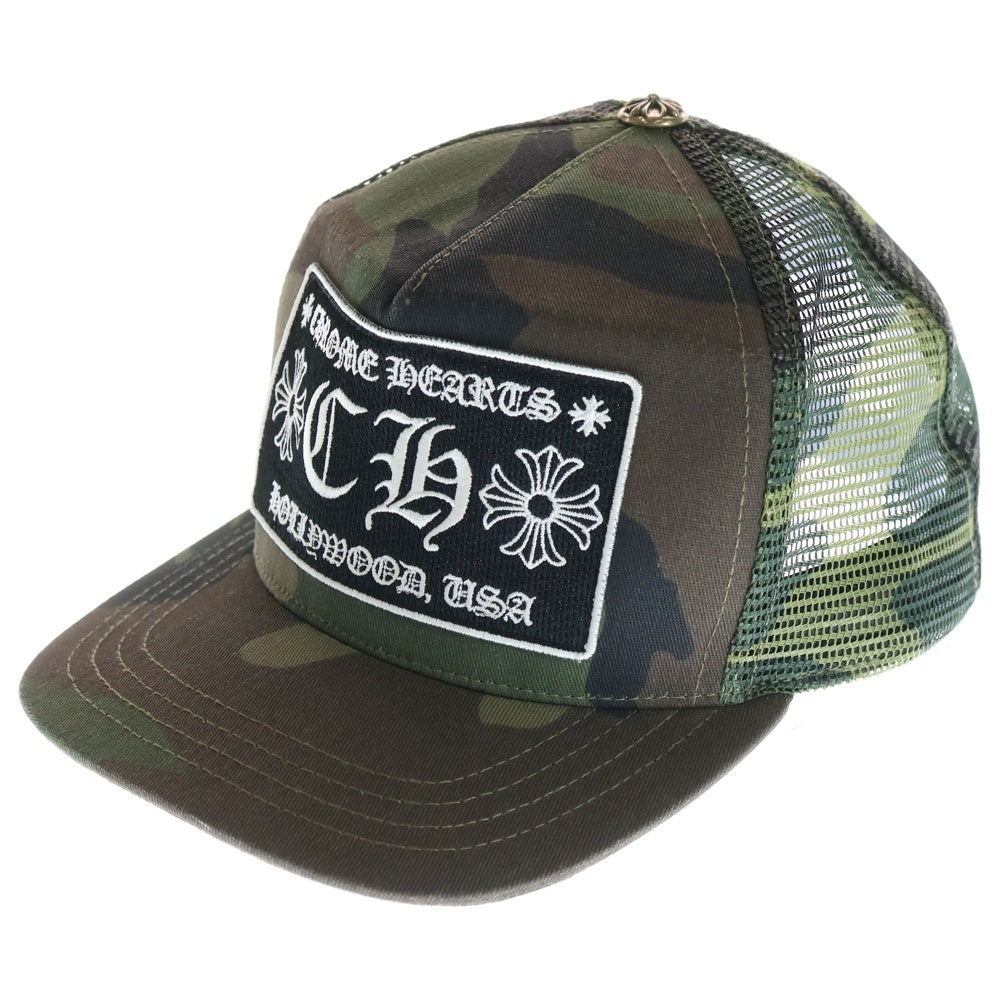 CHROME HEARTS(クロムハーツ) TRUCKER CAP カモフラージュ 迷彩トラッカーキャップ 帽子 カーキ