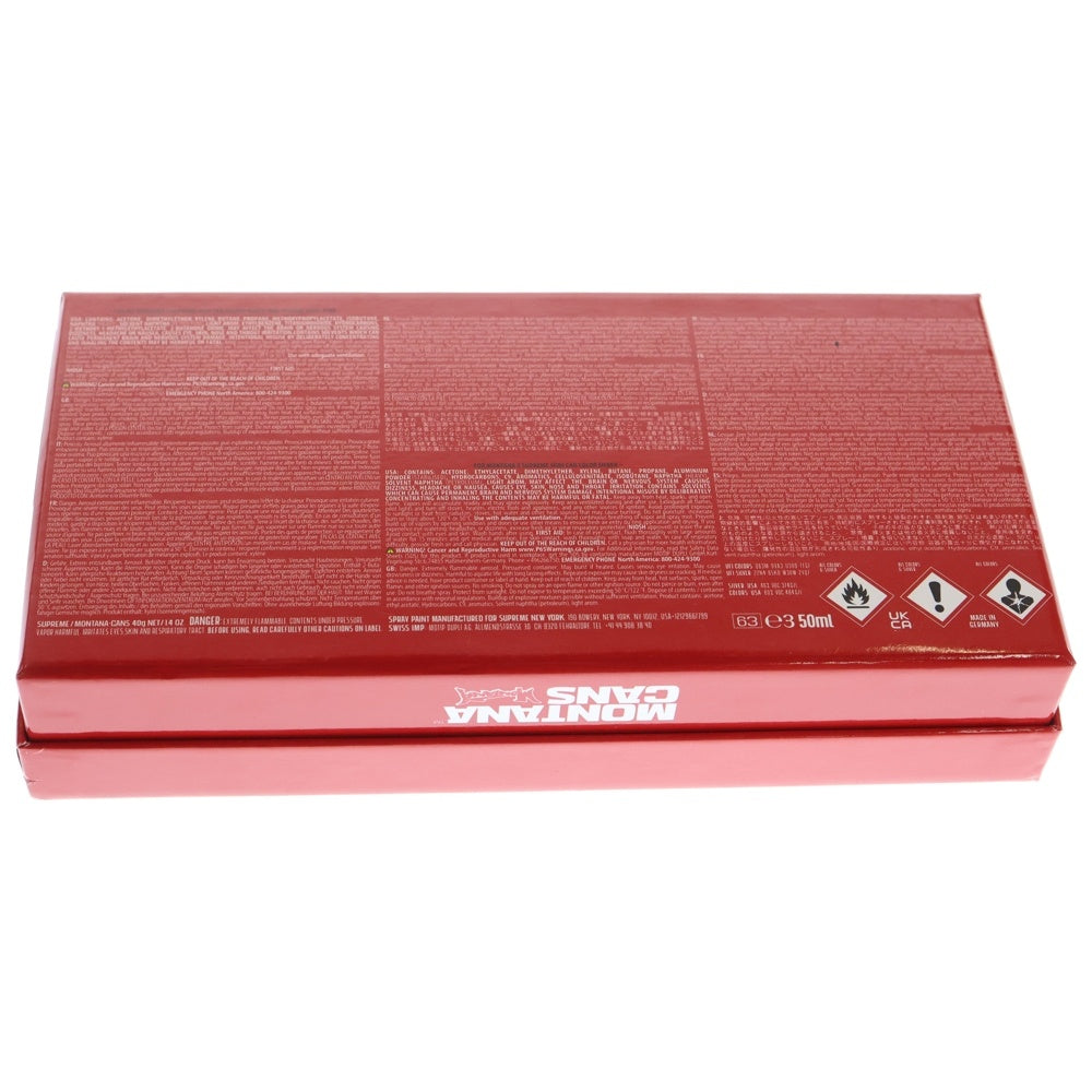 SUPREME(シュプリーム) 21ss Montana Cans Mini Can Set シュプリーム モンタナ ペイントミニスプレー缶セット マルチカラー
