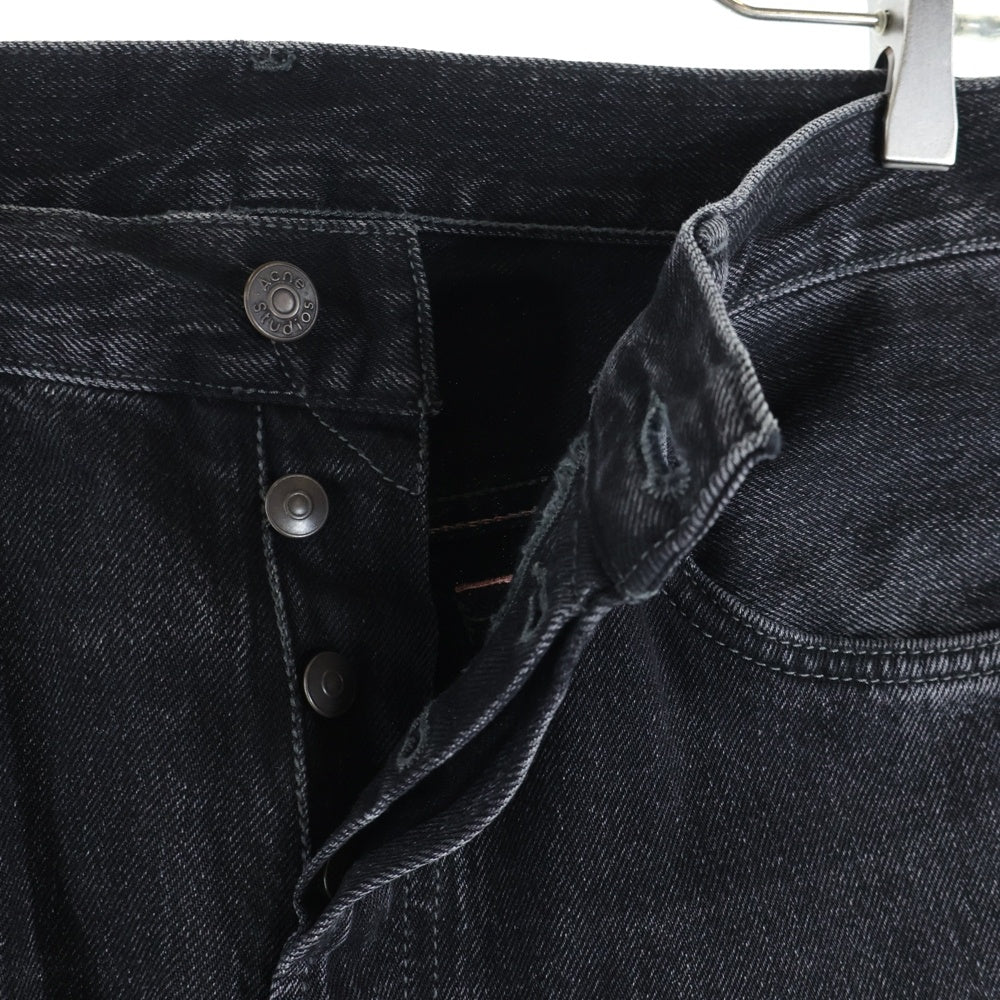 Acne Studios(アクネ ストゥディオズ) レギュラーフィットジーンズ デニムパンツ ブラック