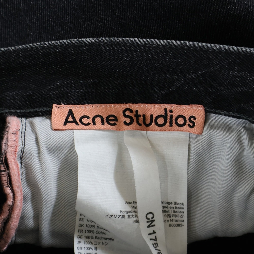 Acne Studios(アクネ ストゥディオズ) レギュラーフィットジーンズ デニムパンツ ブラック