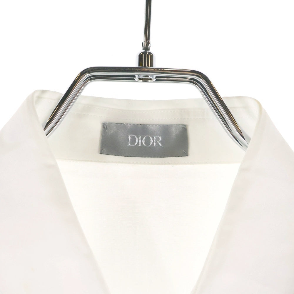 DIOR(ディオール) 18SS Long Sleeve White Shirt ロゴ刺繍 レギュラーカラー長袖シャツ 463C541W6680