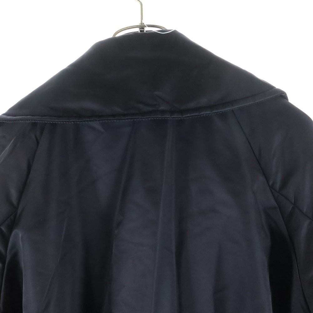 YOHEI OHNO(ヨウヘイオオノ) ボタン付き ロングコート ブラック レディース