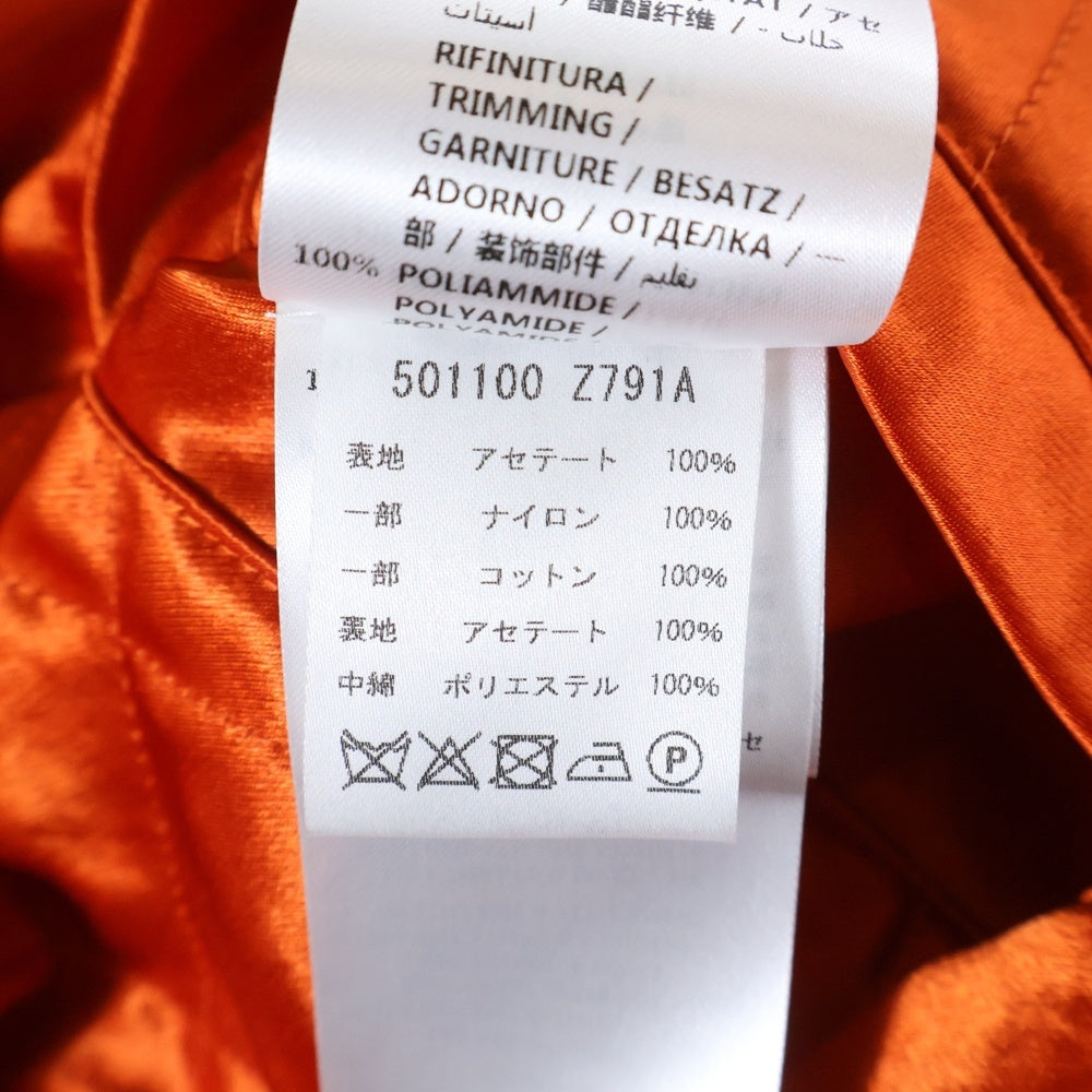 GUCCI(グッチ) 18SS Arm Side Logo Reversible Jacket サテン リバーシブルジャケット ネイビー/レッド 501100 Z791A