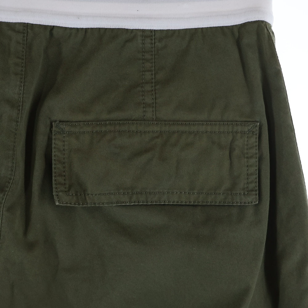 ALEXANDER WANG(アレキサンダーワン) Mid Rise Cargo Rave Pants ウエストロゴ カーゴパンツ カーキ 1WC2244724 レディース