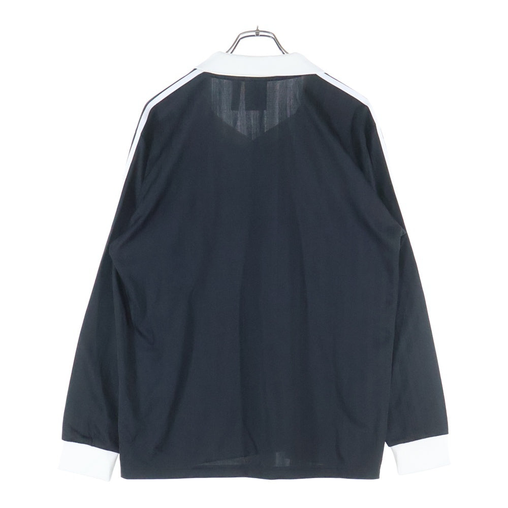 adidas(アディダス) PIQUE SOCCER LONG SLEEVE BLACK アディカラー ピケ サッカー 長袖シャツ ブラック IZ4808