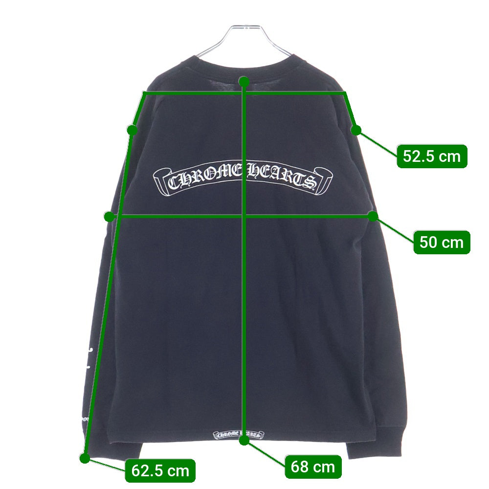 希少クロムハーツ サーマル ロングスリーブ 刺繍 ヴィンテージ 90s