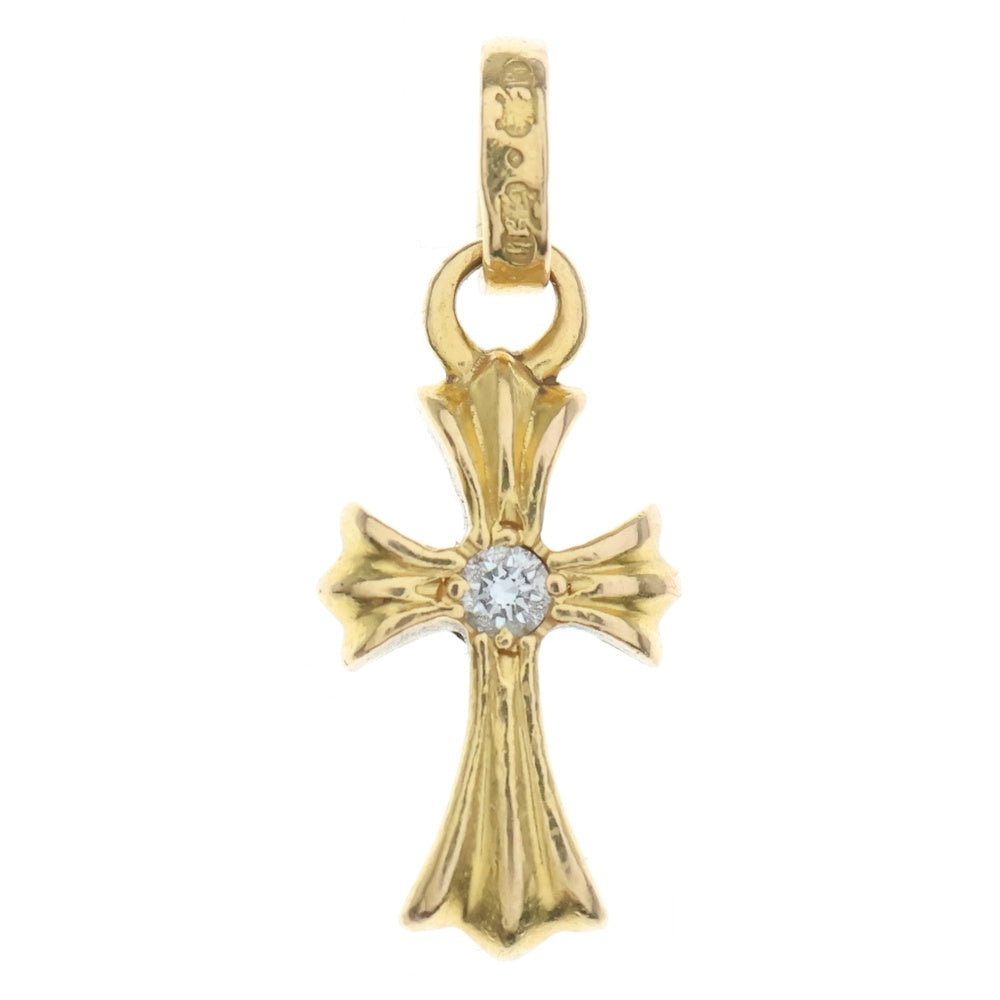 クロムハーツ BBYFAT 2P DIA CHROME HEARTS(クロムハーツ) 22K CRS BBYFAT DIA ベイビーファット