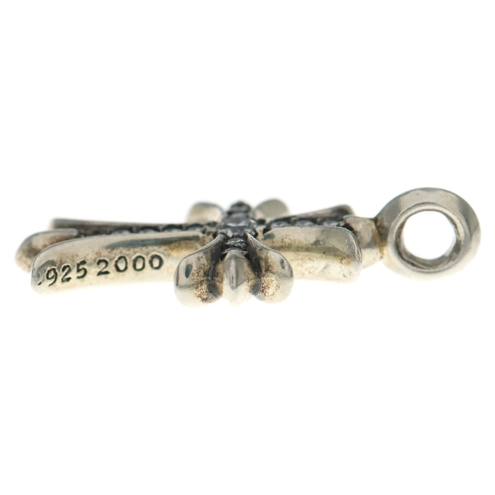 CHROME HEARTS(クロムハーツ) TNY CRSF P/DIA タイニーファットクロス PAVEダイヤ ペンダントトップ シルバー BCA323