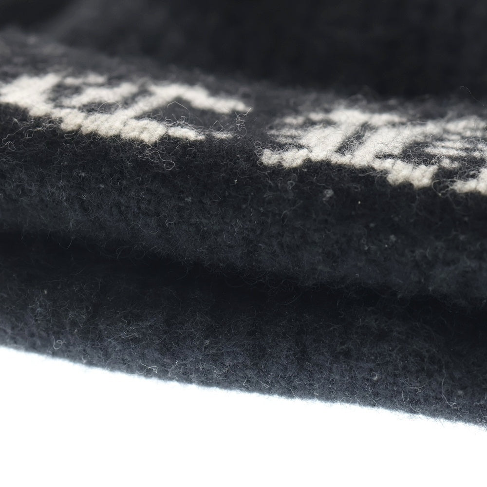 CHROME HEARTS(クロムハーツ) BIG DADDY ビッグダディ スターボール付きカシミヤニットビーニーニットキャップ ブラック