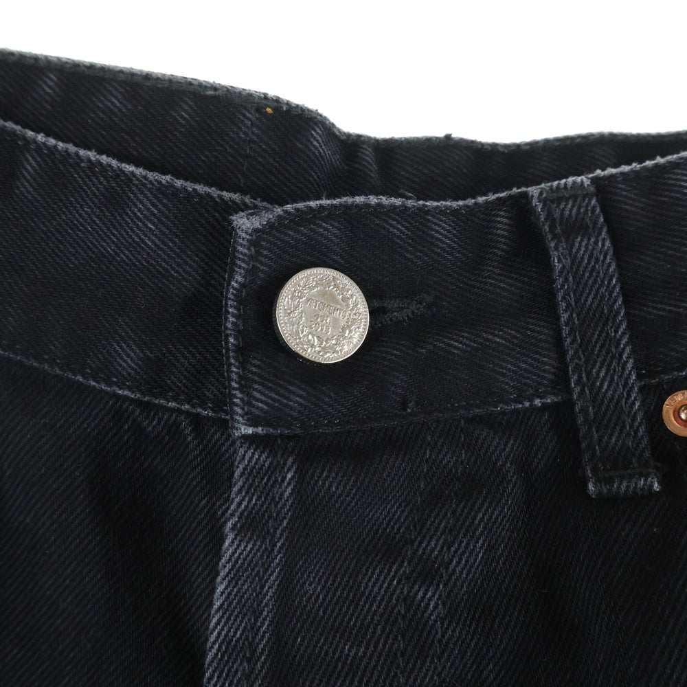 VETEMENTS(ヴェトモン) Destroy Denim Pants デストロイ デニムパンツ ブラック UE64PA130B