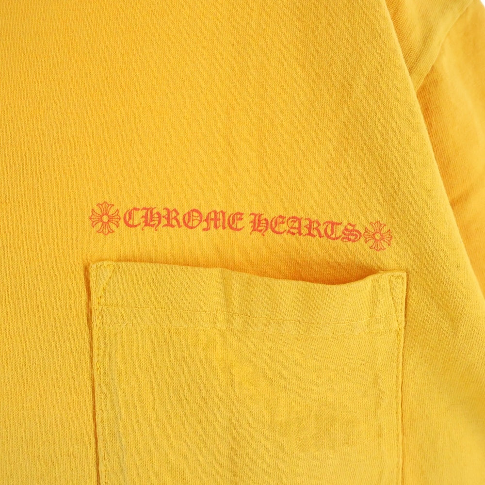 CHROME HEARTS(クロムハーツ) MATTY BOY PPO mustard Tee Call Me マッティボーイ マスタード プリント 半袖Tシャツ カットソー イエロー