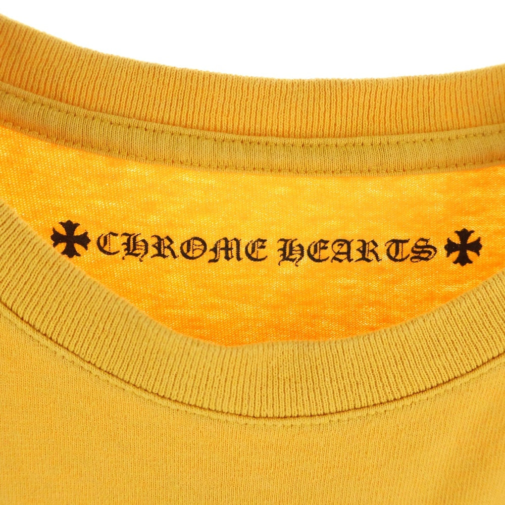 CHROME HEARTS(クロムハーツ) MATTY BOY PPO mustard Tee Call Me マッティボーイ マスタード プリント 半袖Tシャツ カットソー イエロー