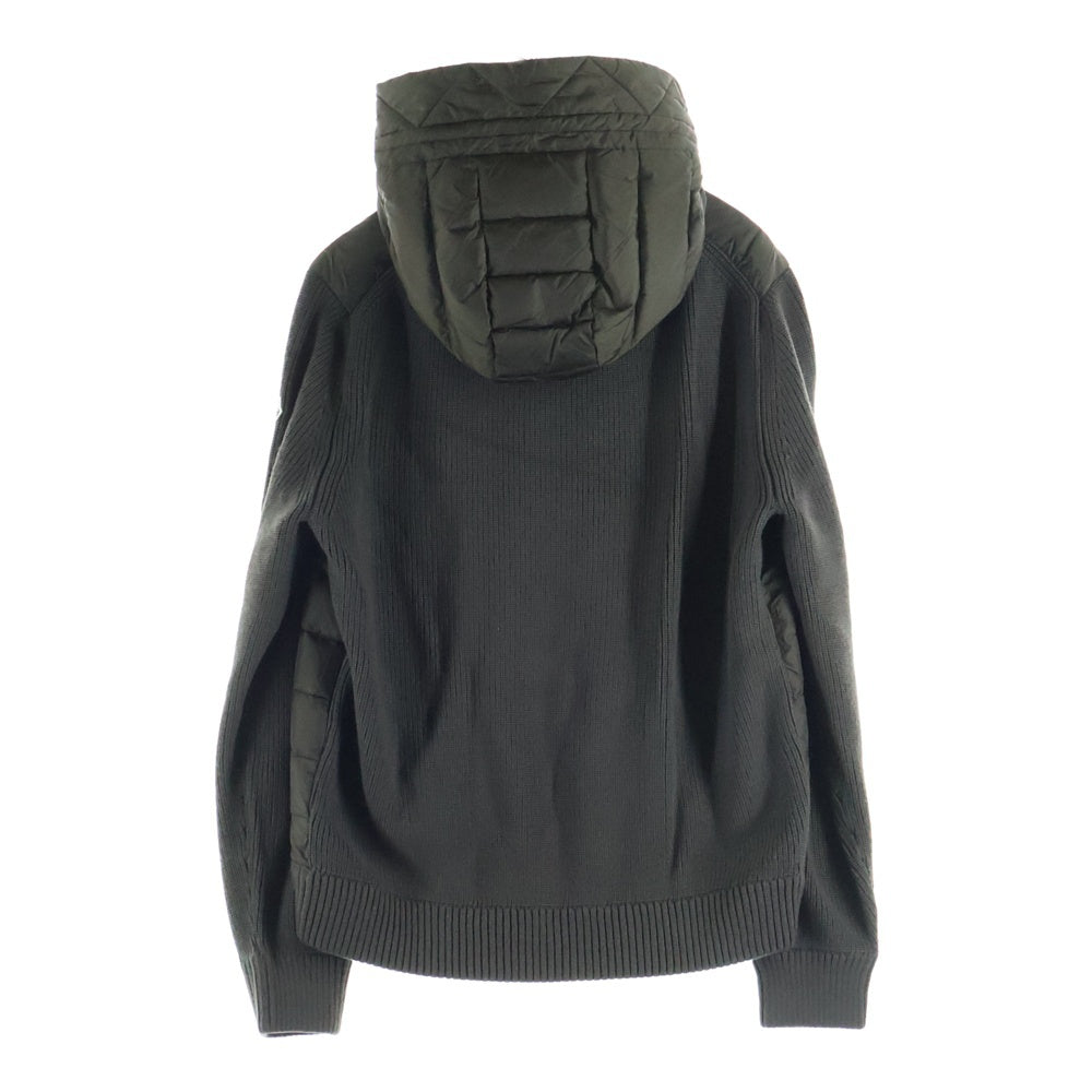 MONCLER(モンクレール) 2021AW CARDIGAN TRICOT ニット切替ダウンジャケット カーキ レディース