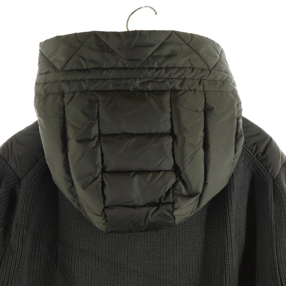 MONCLER(モンクレール) 2021AW CARDIGAN TRICOT ニット切替ダウンジャケット カーキ レディース