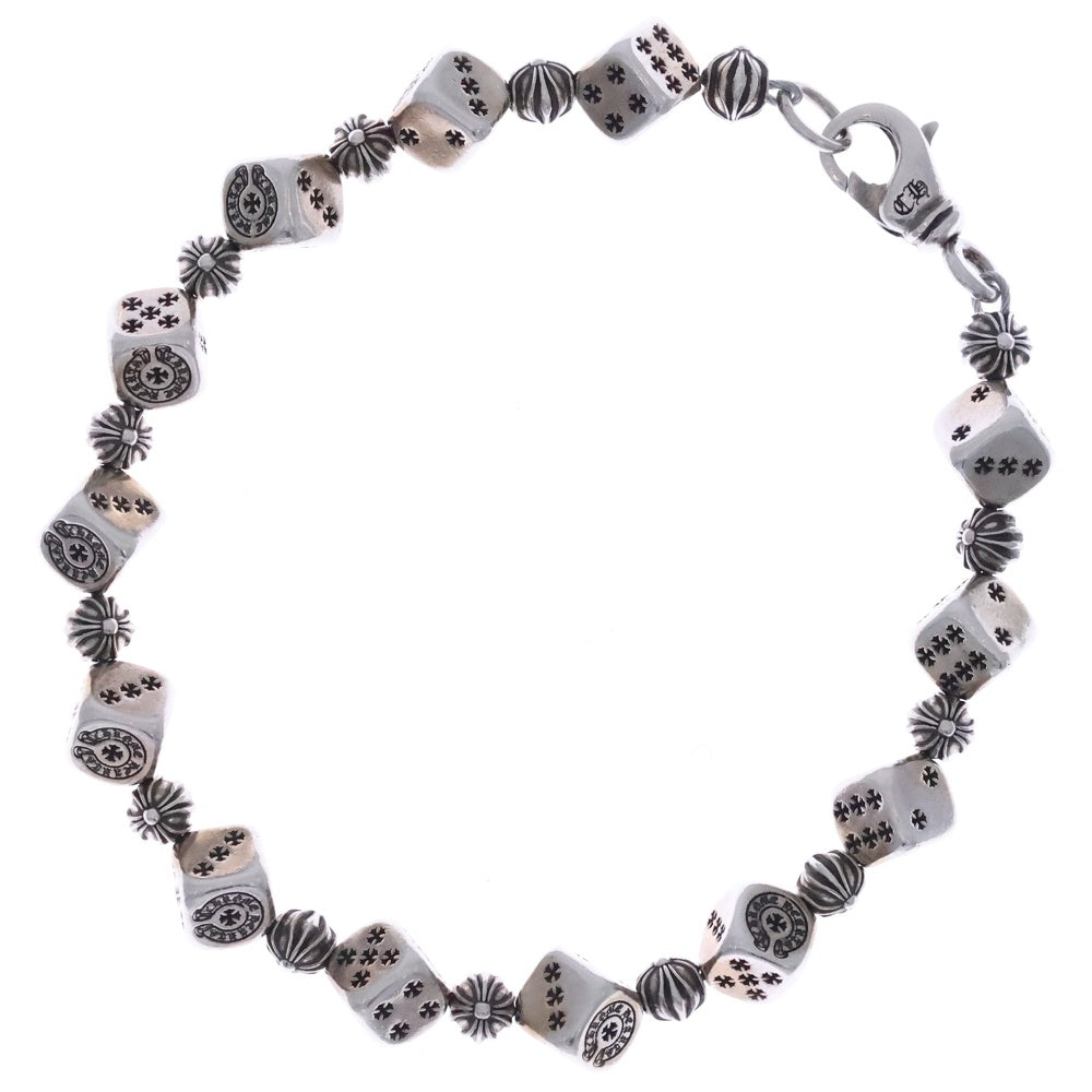 CHROME HEARTS(クロムハーツ) Dice Bead ダイスビーズ ダイスビーズ ブレスレット シルバー