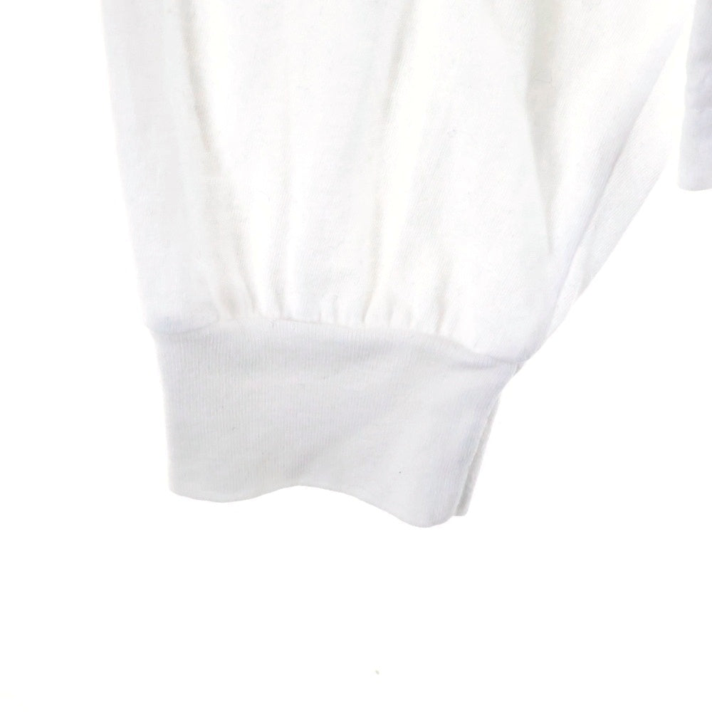 CHROME HEARTS(クロムハーツ) Neck Logo L/S TEE ネックロゴ ロングスリーブ長袖Tシャツ ホワイト