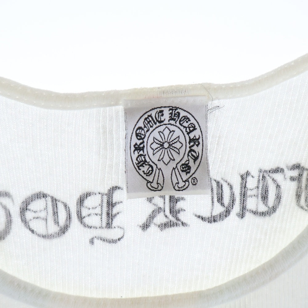 CHROME HEARTS(クロムハーツ) OLD FUCK YOU TANK TOP ファックユー タンクトップ ノースリーブ ホワイト