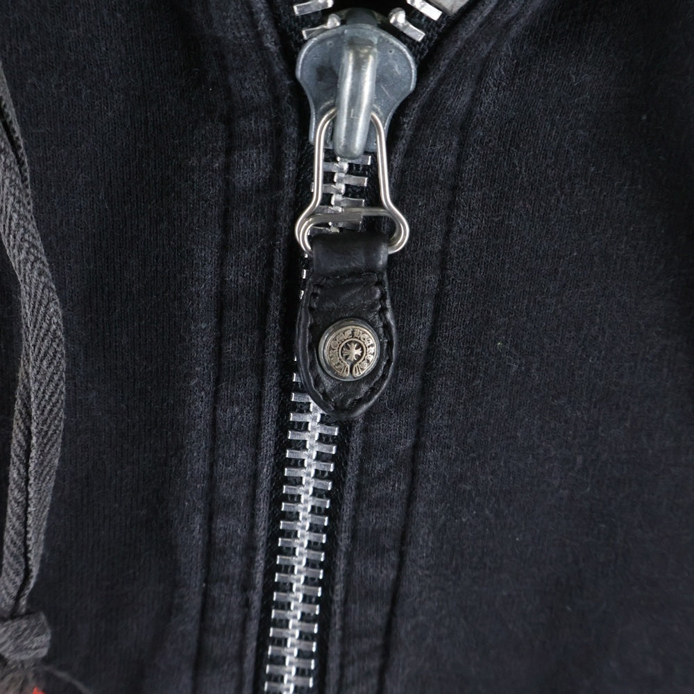 CHROME HEARTS(クロムハーツ) ×KYOSUKE HIMURO Arch Logo Zip Up Hoodie 氷室 京介 アーチロゴ ジップアップフーディ ブラック