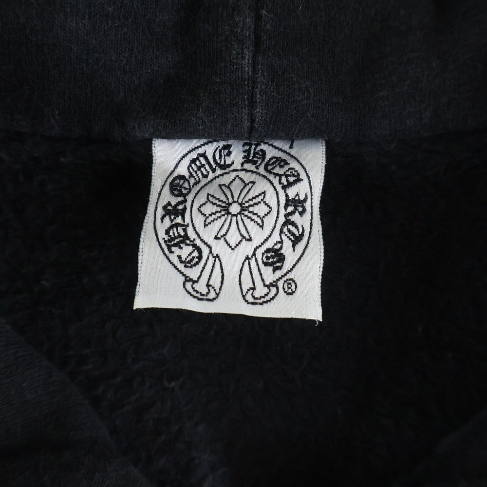 CHROME HEARTS(クロムハーツ) ×KYOSUKE HIMURO Arch Logo Zip Up Hoodie 氷室 京介 アーチロゴ ジップアップフーディ ブラック