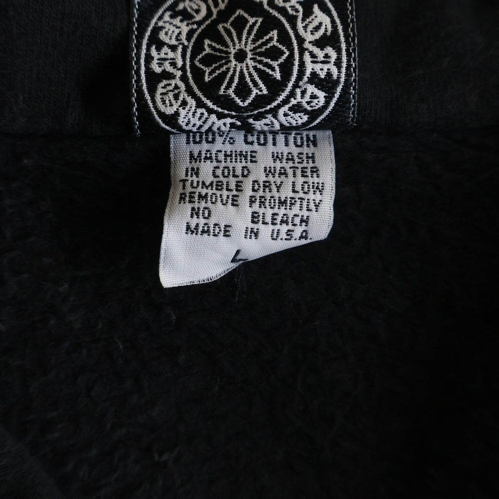 CHROME HEARTS(クロムハーツ) ×KYOSUKE HIMURO Arch Logo Zip Up Hoodie 氷室 京介 アーチロゴ ジップアップフーディ ブラック