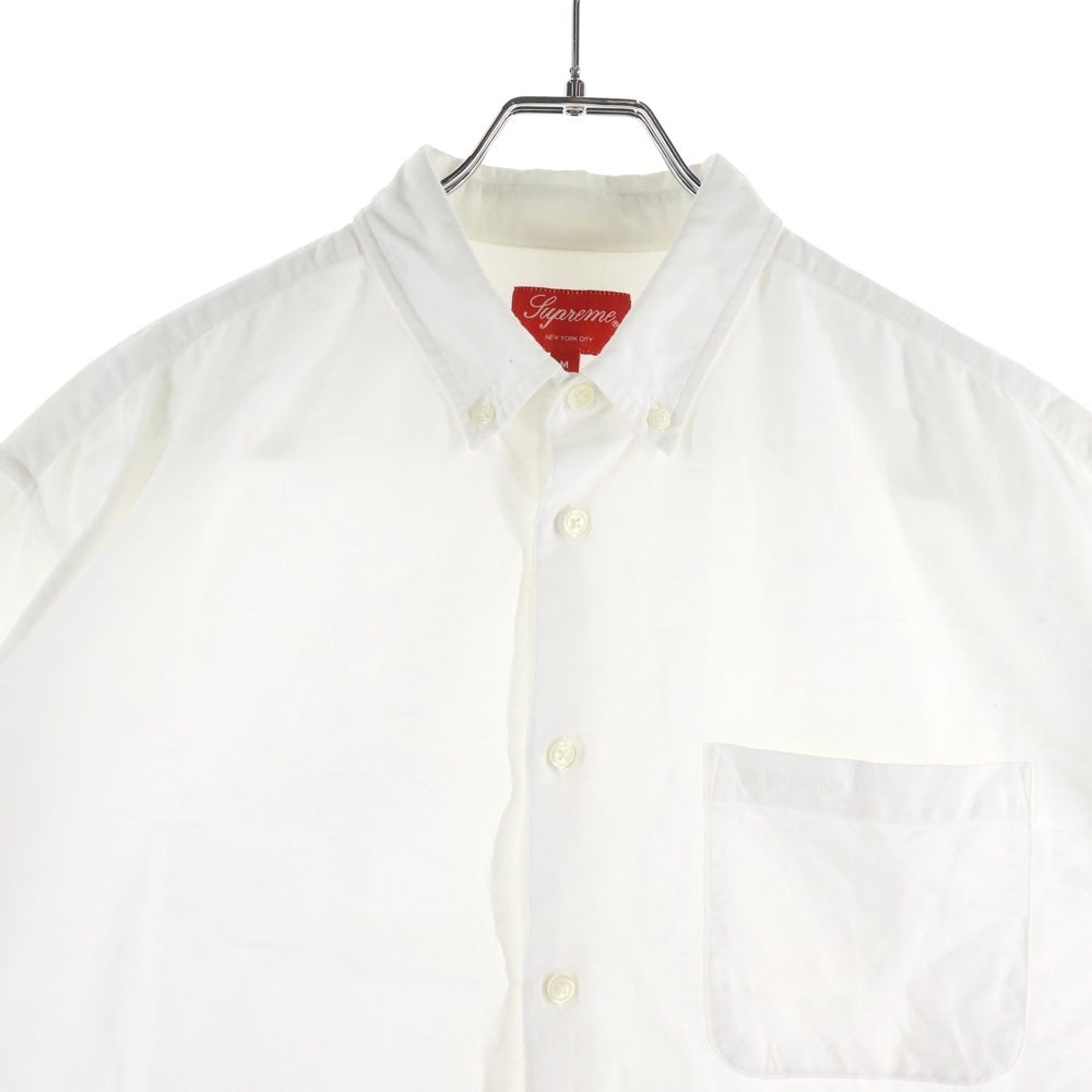 SUPREME(シュプリーム) 23SS Loose Fit S/S Oxford Shirt ルーズフィットショートスリーブ半袖シャツ ホワイト