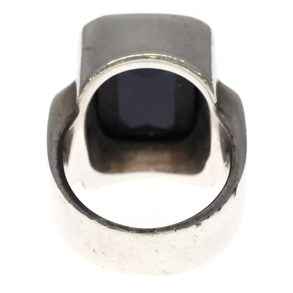 Justin Davis(ジャスティンデイヴィス) EMINEM RING エミネム スクエア クロス ダイヤ リング 指輪 シルバー/ブラック