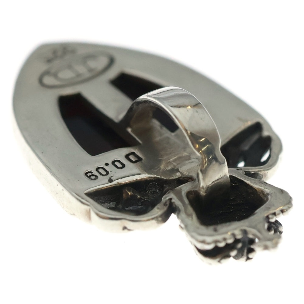 Justin Davis(ジャスティンデイヴィス) CROWN SHIELD クラウンシールド ペンダントトップ シルバー/ブラック