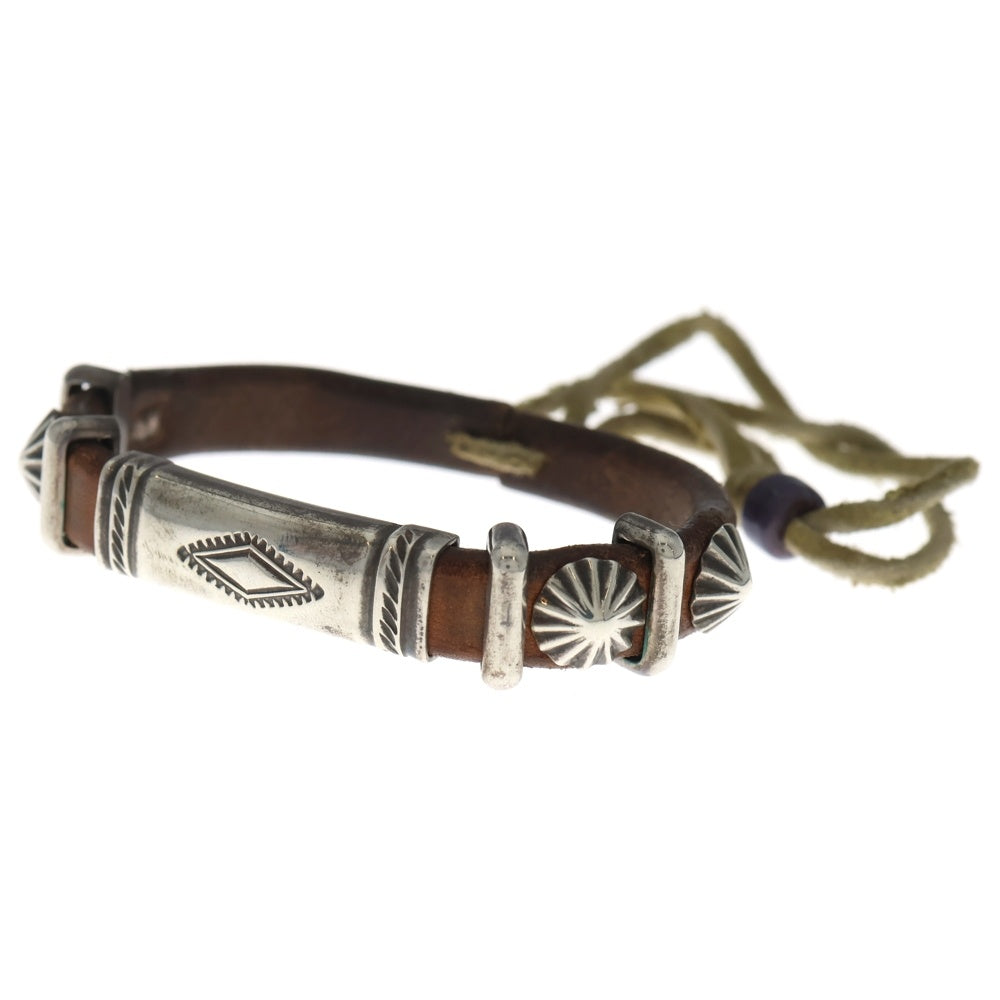 goro's(ゴローズ) ダブルカンブレス シルバー/ブラウン BGA120