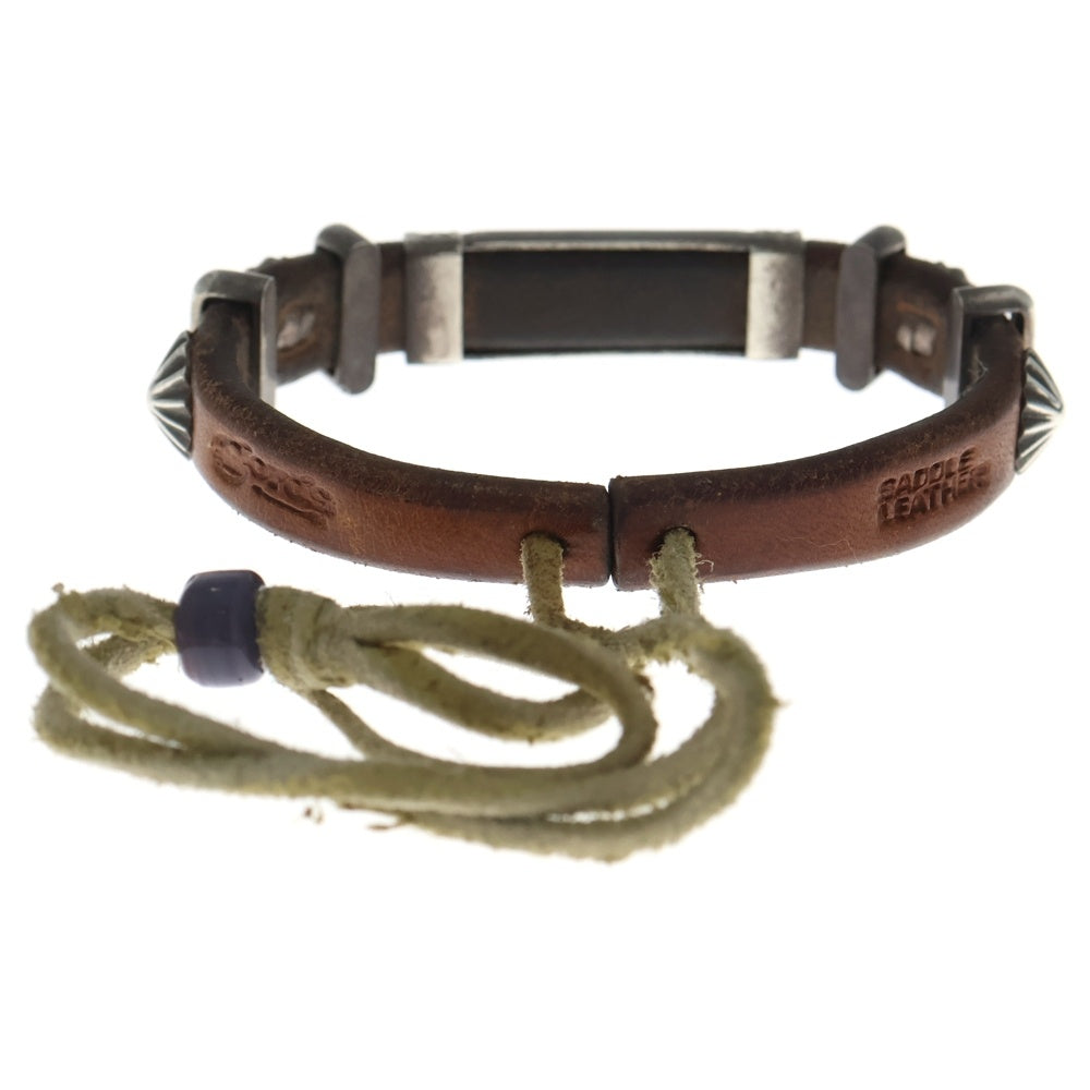 goro's(ゴローズ) ダブルカンブレス シルバー/ブラウン BGA120