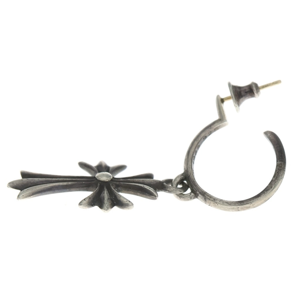 CHROME HEARTS(クロムハーツ) TINY CH CROSS タイニーCHクロス フープピアス シルバー BCA115