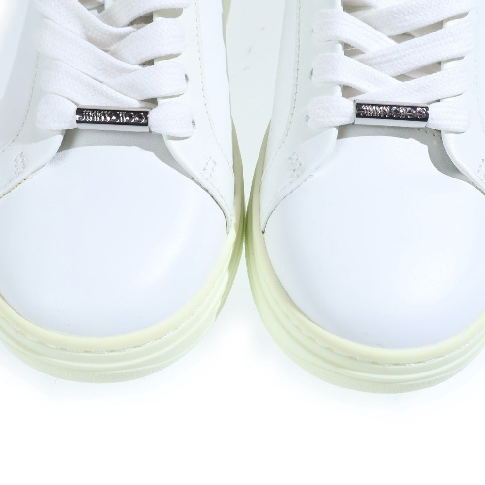 JIMMY CHOO(ジミーチュウ) ROME F-CGX スパンコール ローカットスニーカー ホワイト/ローズピンク レディース