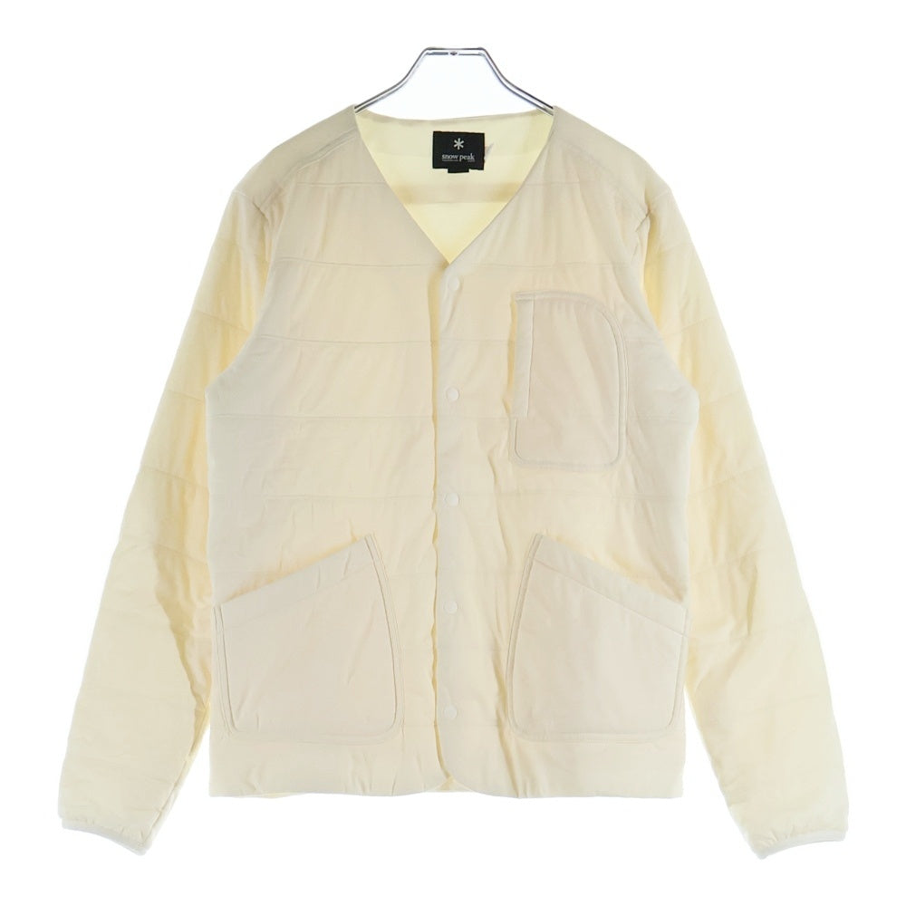 snow peak(スノーピーク) Flexible Insulated Cardigan フレキシブルインサレーション カーディガン アイボリー SW-18AU010