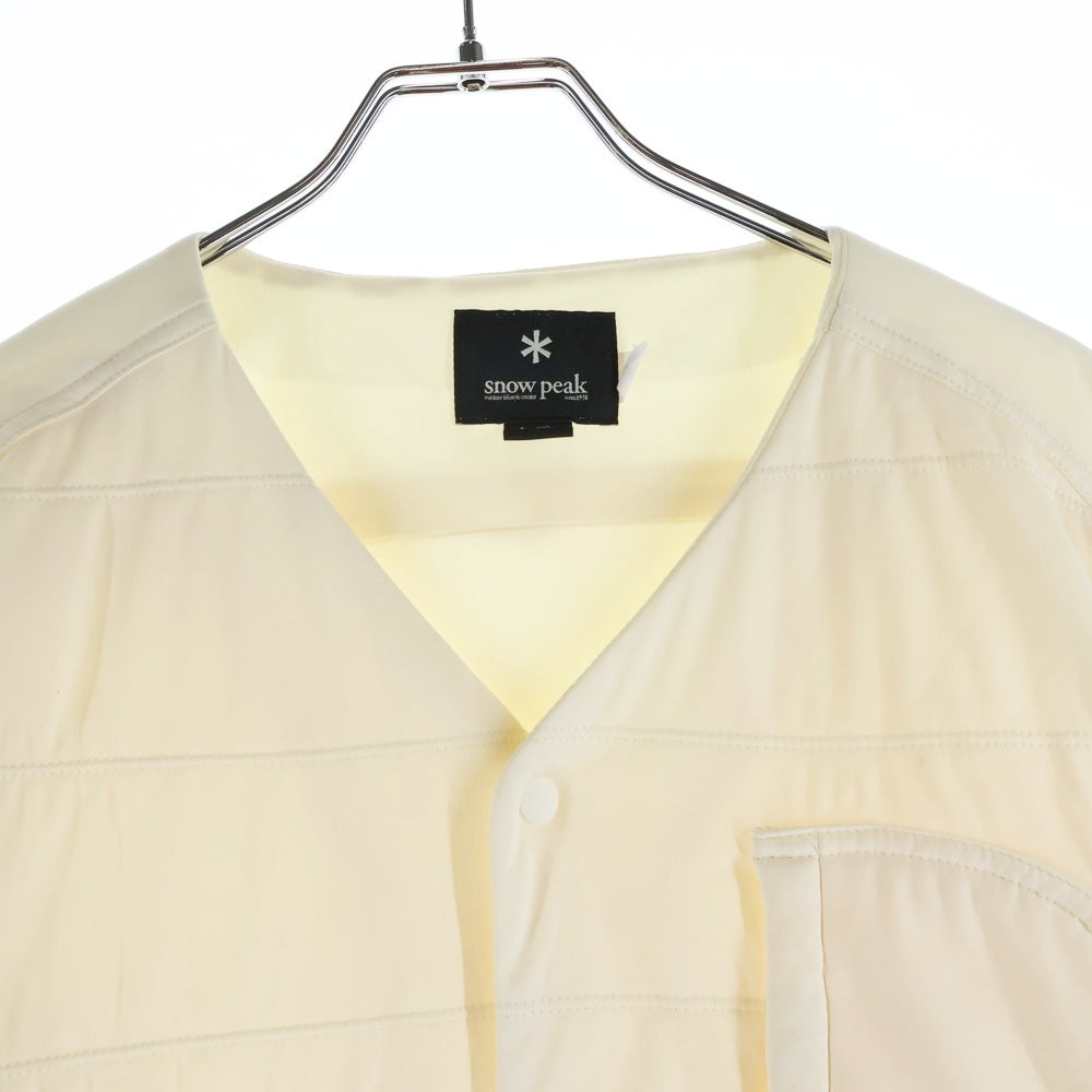 snow peak(スノーピーク) Flexible Insulated Cardigan フレキシブルインサレーション カーディガン アイボリー SW-18AU010