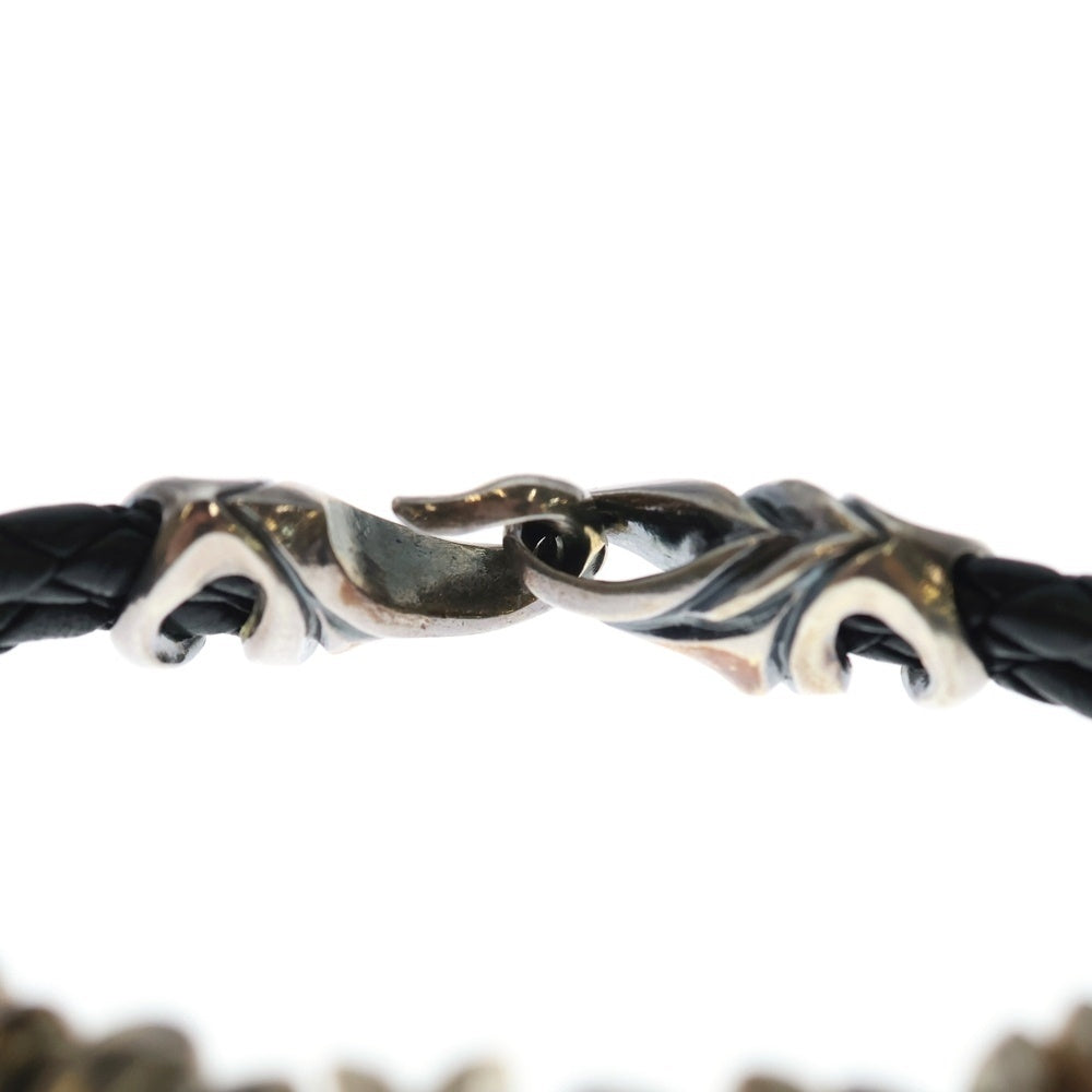 GIGOR(ジゴロウ) レザーブレスレット シルバー