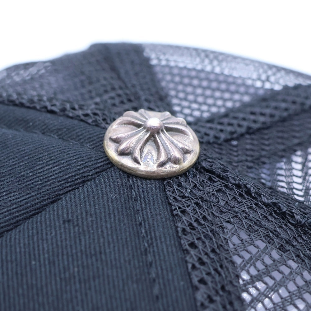 CHROME HEARTS(クロムハーツ) TRUCKER CAP CHパッチメッシュトラッカーキャップ クロスボール付 帽子 ブラック